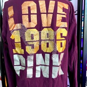 Love pink long sleeve shirt